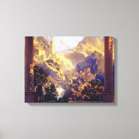 マックスフィールドパリシュロマンス1922 キャンバスプリント (正面)