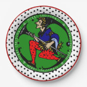 マックスフィールドパリ – イクリスマス小妖精や小人 ペーパープレート (正面)