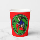 マックスフィールドパリ – イクリスマス小妖精や小人 紙コップ (裏面)