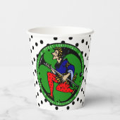 マックスフィールドパリ – イクリスマス小妖精や小人 紙コップ (裏面)