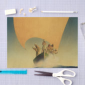 マックスフィールド・パリッシュの「海賊船」 薄葉紙 (クラフト)