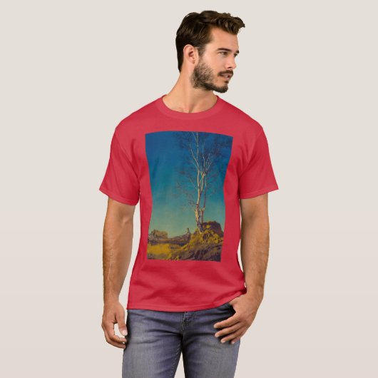 マックスフィールド・パリッシュ アール・ヌーヴォー レトロ Tシャツ (正面フル)