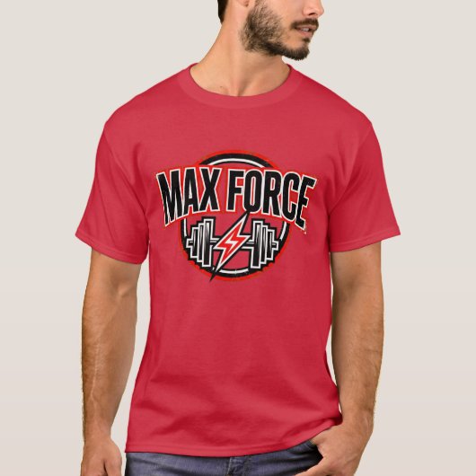 マックスフォースジムロゴTシャツ Tシャツ (正面)