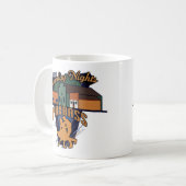 マックスベース土曜日の夜 コーヒーマグカップ (正面左)