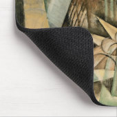 マックス・ウェーバーによる『ニューヨークのラッシュアワー』、ヴィンテージ・キュビズム マウスパッド (コーナー)