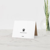 マックス・ザ・ドッグ・ノーテカード サンキューカード (裏面)