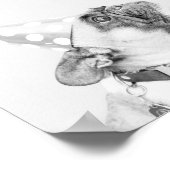 マックス・ザ・ブルフランスのドッグ ポスター (角)