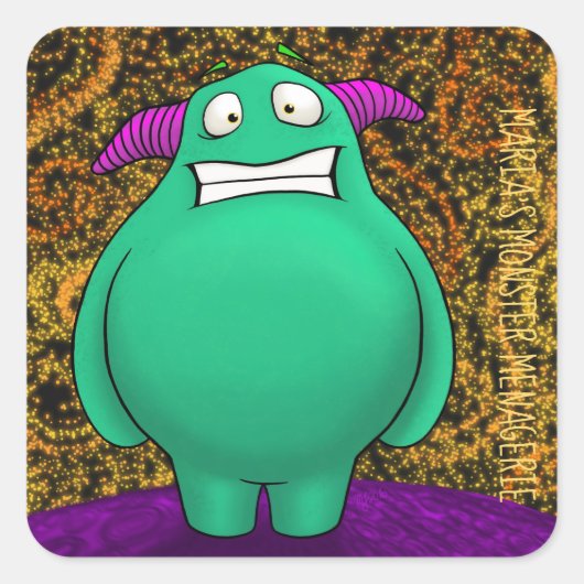 マックス、ステッカー スクエアシール (正面)