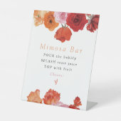 マックス ブライト フローラル プロセッコ ミモザ バー 台座サイン (正面)