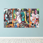 マックス・ベックマン – ダイ・シュアウスピエ キャンバスプリント (インサイチュ (ウッドフロア))