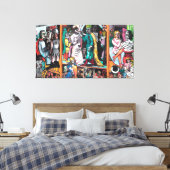 マックス・ベックマン – ダイ・シュアウスピエ キャンバスプリント (インサイチュ (寝室))