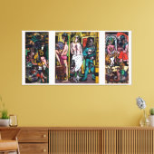 マックス・ベックマン – ディアクロバテン キャンバスプリント (インサイチュ (リビング))