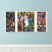 マックス・ベックマン – ディアクロバテン キャンバスプリント (インサイチュ (ウッドフロア))