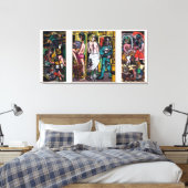 マックス・ベックマン – ディアクロバテン キャンバスプリント (インサイチュ (寝室))