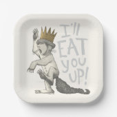 マックス | 食べちゃうぞ！ ペーパープレート (正面)