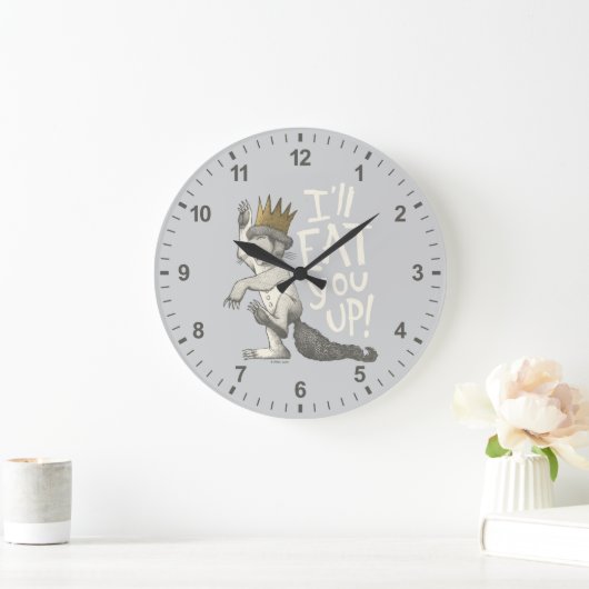 マックス | 食べちゃうぞ！ ラージ壁時計 (ホーム)