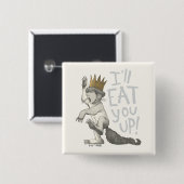 マックス | 食べちゃうぞ！ 缶バッジ (正面&裏面)