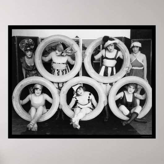 マックセンネットバス美しい1922 ポスター (正面)