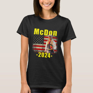 マックドナルド おもしろ ドナルド トランプ フレンチフライ フライ 料理 Tシャツ