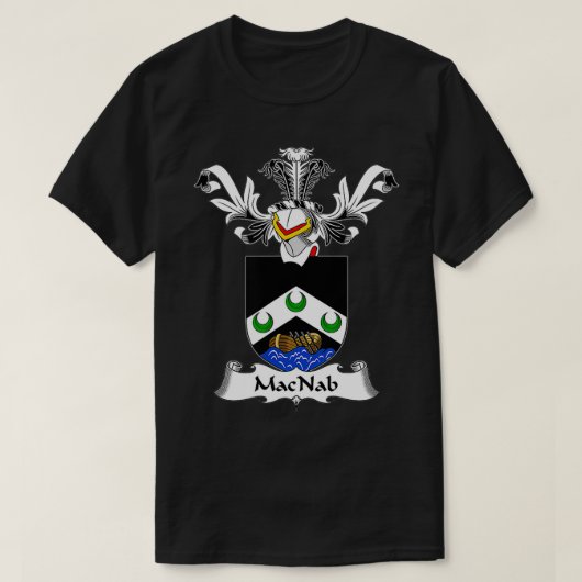 マックナブコートオブアームズ家紋 Tシャツ (デザイン正面)