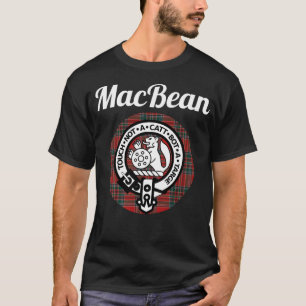 マックビーンクランスコットランドネームコートオブアームズタータンチ Tシャツ