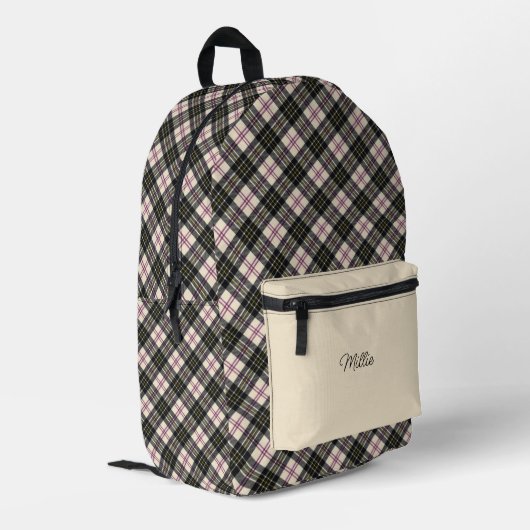 マックファーソンドレススコティモダンッシュクランタータンチェック プリントバックパック (裏面左端)