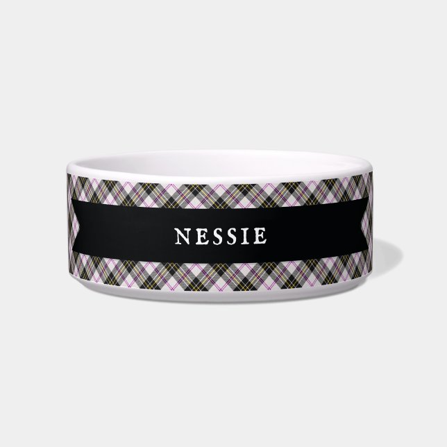 マックファーソン氏タータンチェックプレイドスコティッシュパターン ボウル (正面)