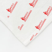 マックフライアクセサリプリント フリースブランケット (角)