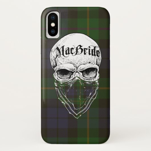 マックブライドタータンチェックバンディット Case-Mate iPhoneケース (裏面)