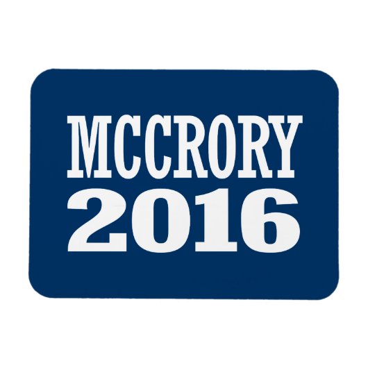 マックロリー – Pat McCrory 2016 マグネット (横)