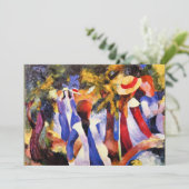 マック威厳があるアート、緑の少女 カード (スタンド正面)