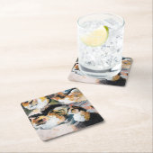 マック威厳があるカ スクエアペーパーコースター (インサイチュ)