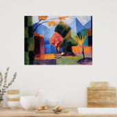 マック威厳があるク – ガーデンアットトゥーナーレイク1913油 ポスター (キッチン)