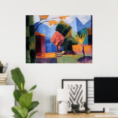 マック威厳があるク – ガーデンアットトゥーナーレイク1913油 ポスター (ホームオフィス)