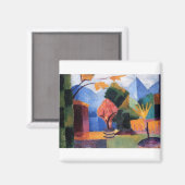 マック威厳があるク – ガーデンアットトゥーナーレイク1913油 マグネット (正面/裏面)