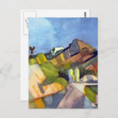 マック威厳があるク – ロッキーの風景 ポストカード (正面/裏面)