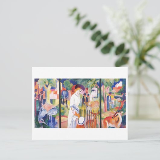 マック威厳があるク – 大型動物園ガーデントリプチョン1913 ポストカード (スタンド正面)