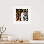 マック威厳があるク。『森の中のカップル』アートプリント ポスター (キッチン)