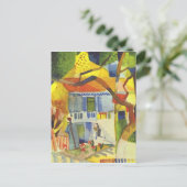 マック威厳があるスのアートワーク、中庭 ポストカード (スタンド正面)