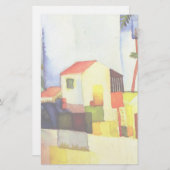 マック威厳があるブライトハウスウォーターカラー絵画ズ 便箋 (正面/裏面)