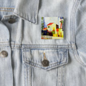 マック威厳があるブライトハウスウォーターカラー絵画ズ 缶バッジ (インサイチュ)