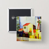 マック威厳があるブライトハウスウォーターカラー絵画ズ 缶バッジ (正面&裏面)