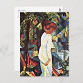 マック威厳がある:森の中のカップル。 ポストカード (正面/裏面)