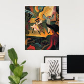 マック威厳がある- Russiches Ballett 1912油バレエ ポスター (ホームオフィス)