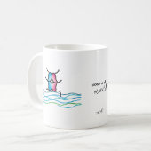 マック!!!の海W/M コーヒーマグカップ (正面左)