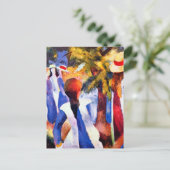 マッケの作った緑の威厳がある少女  ポストカード (スタンド正面)