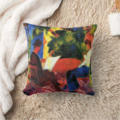 マッケの庭のテーブルでカップル威厳がある クッション (ブランケット)