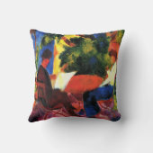 マッケの庭のテーブルでカップル威厳がある クッション (裏面)