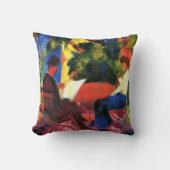 マッケの庭のテーブルでカップル威厳がある クッション (正面)