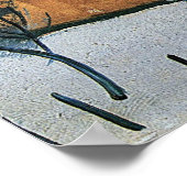 マッケの雪の中の聖マリア教会威厳がある。 ポスター (角)